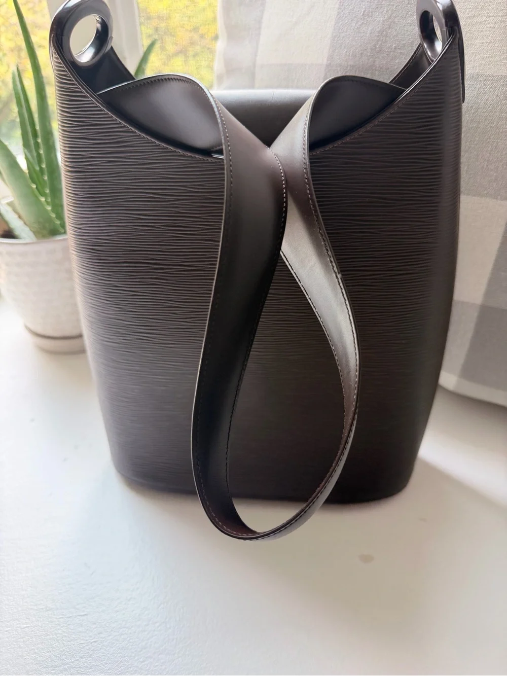 Louis Vuitton Verseau Shoulder Bag, Epi Leather.